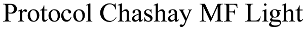 Protocol Chashay MF Light Font