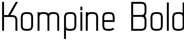 Kompine Bold Font