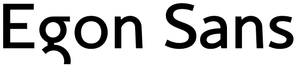 Egon Sans Font