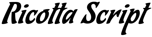 Ricotta Script Font