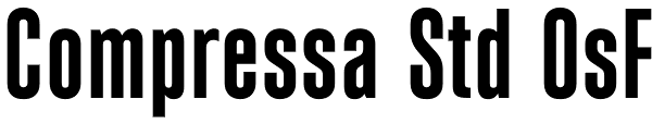 Compressa Std OsF Font