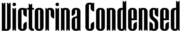 Victorina Condensed Font