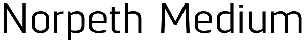 Norpeth Medium Font