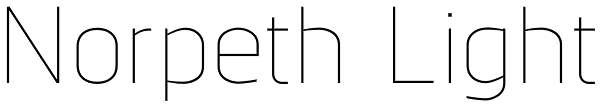 Norpeth Light Font