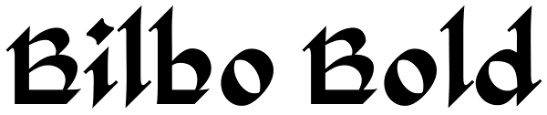 Bilbo Bold Font