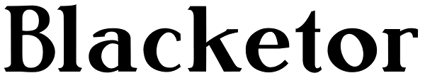 Blacketor Font