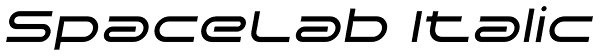 SpaceLab Italic Font