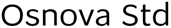 Osnova Std Font