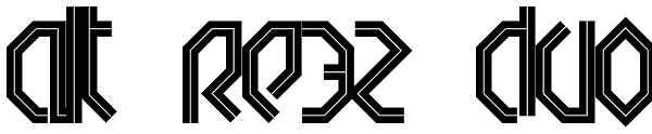 Alt Re32 Duo Font