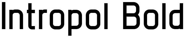 Intropol Bold Font