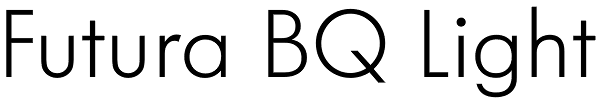 Futura BQ Light Font