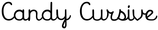 Candy Cursive Font