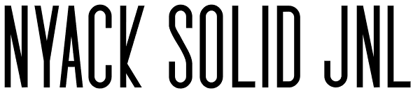 Nyack Solid JNL Font