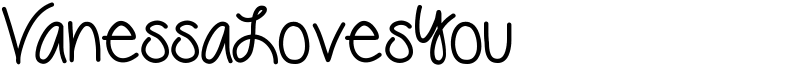 VanessaLovesYou Font