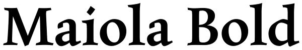 Maiola Bold Font