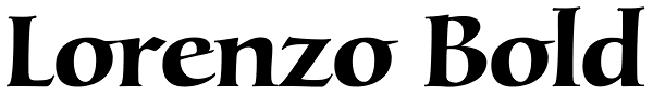 Lorenzo Bold Font