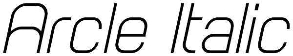 Arcle Italic Font