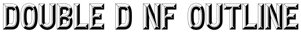 Double D NF Outline Font