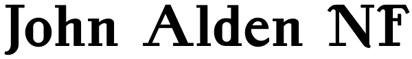 John Alden NF Font