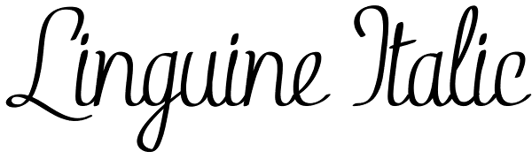 Linguine Italic Font