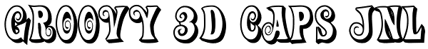 Groovy 3D Caps JNL Font