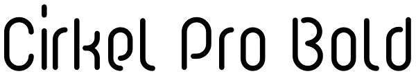 Cirkel Pro Bold Font