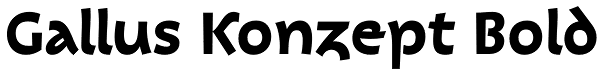 Gallus Konzept Bold Font