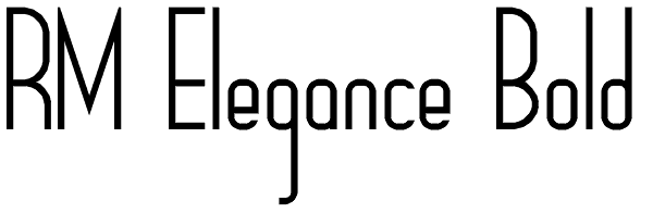 RM Elegance Bold Font