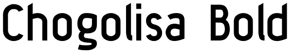 Chogolisa Bold Font