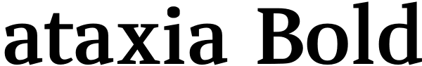 ataxia Bold Font