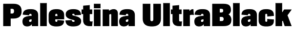 Palestina UltraBlack Font