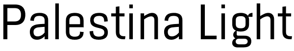 Palestina Light Font