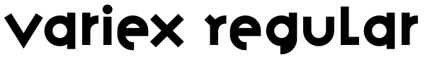 Variex Regular Font