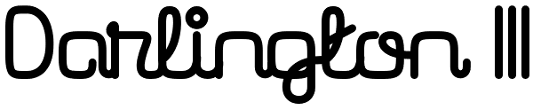 Darlington III Font