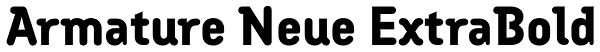 Armature Neue ExtraBold Font