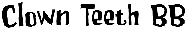 Clown Teeth BB Font