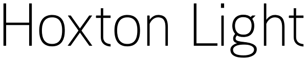 Hoxton Light Font