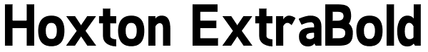 Hoxton ExtraBold Font