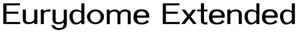 Eurydome Extended Font