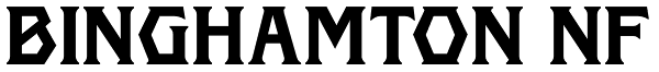 Binghamton NF Font