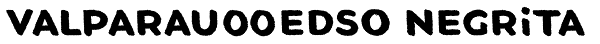 VALPARAu00edSO NEGRiTA Font