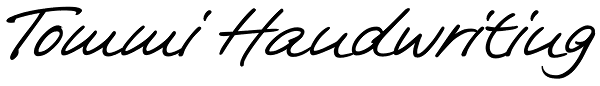 Tommi Handwriting Font