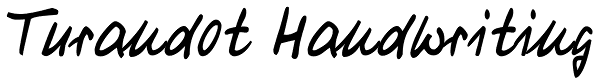 Turandot Handwriting Font