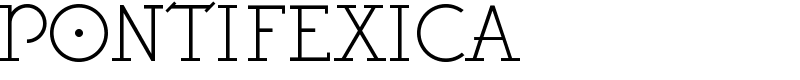 Pontifexica Font