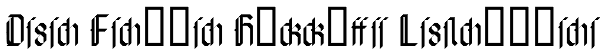 Die Fette Hubbuch Ligatures Font