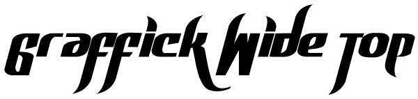 Graffick Wide Top Font