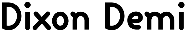 Dixon Demi Font