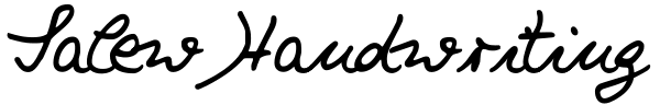 Salew Handwriting Font