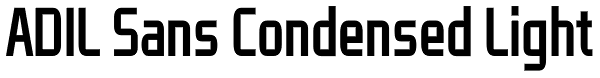 ADIL Sans Condensed Light Font