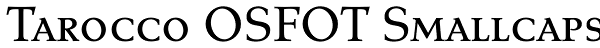 Tarocco OSFOT Smallcaps Font